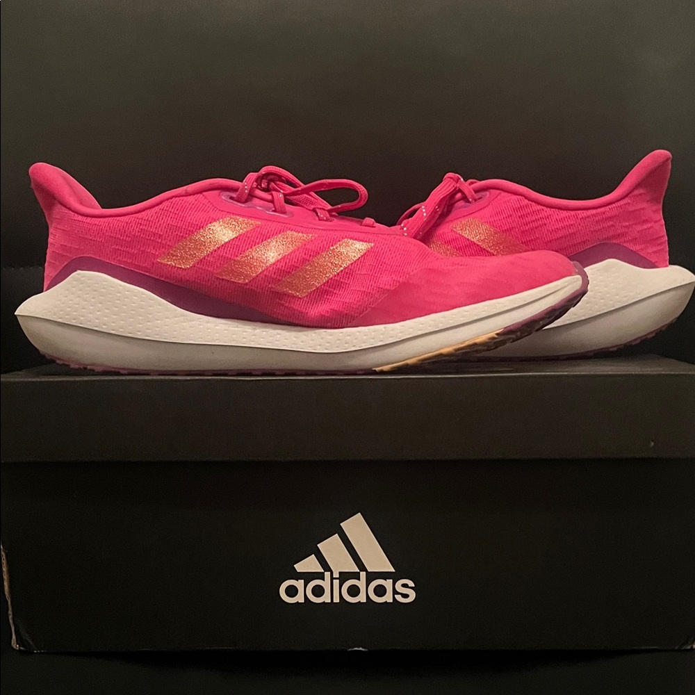 Adidas Girl’s Vibrant Pink Athletic Shoes